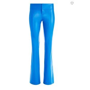 Alice + Olivia vegan leather bootcut pants